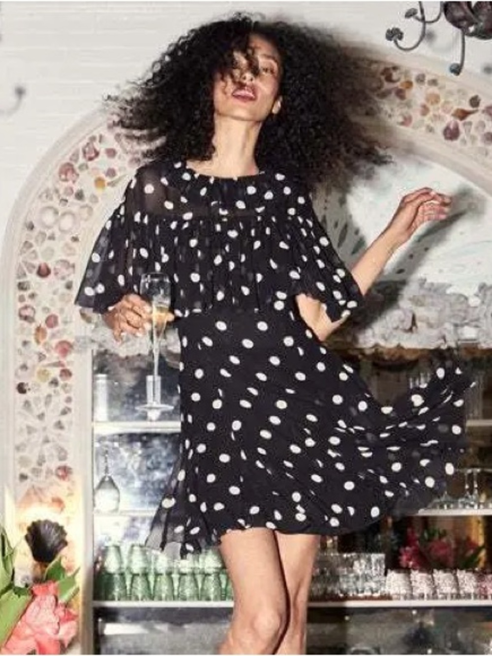 Doen polka dot Kaylin mini dress